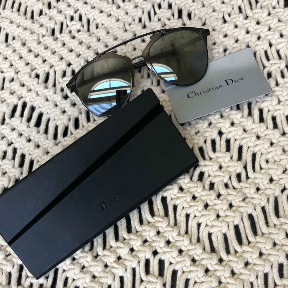Dior Reflected 52mm Brow Bar Sunglasses - Picture 1 of 8